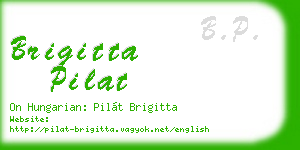 brigitta pilat business card