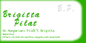 brigitta pilat business card